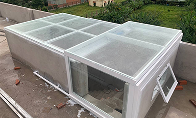 Thiết kế thi công mái trượt ngang